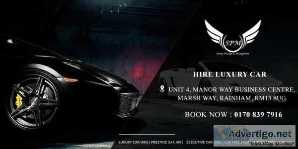 Luxury car hire london