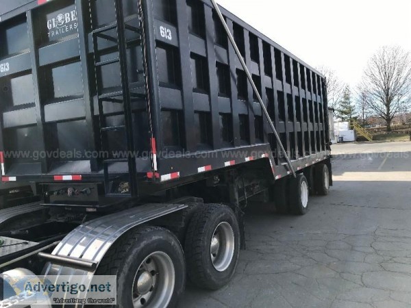 2014 Globe 60 yd Steel Body Trailer