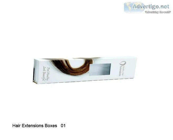 Custom hair extension boxes