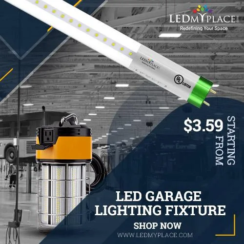 Replace Your Old Lights By LED Garage Lighting Fixtures From LED