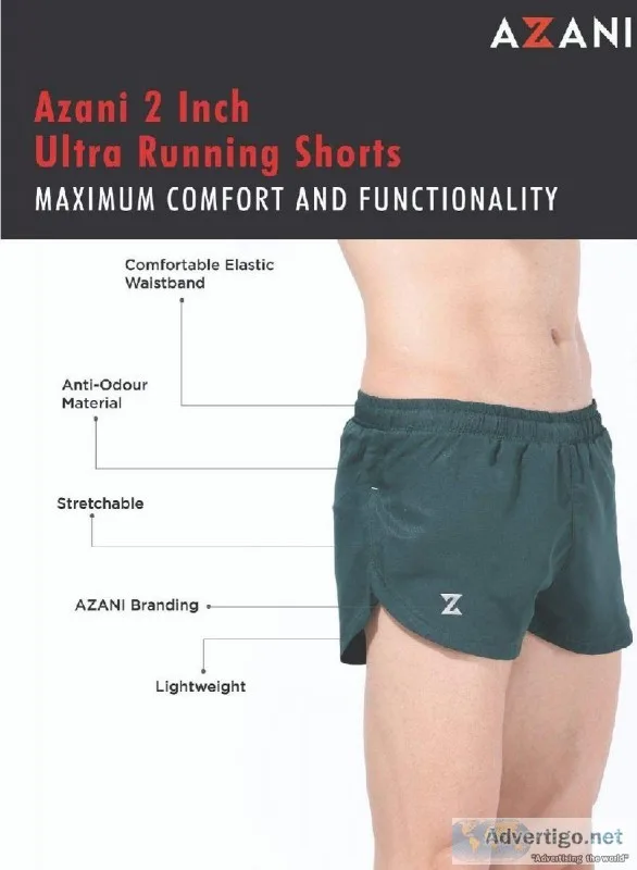 Azani Sport Brings Sweat Absorbent Ultra Running Shorts