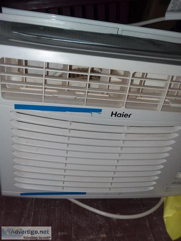 Haier window air conditioner.