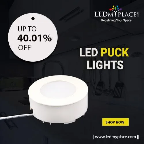 Buy Best Quality LED Puck Lights For Your Under Cabinets