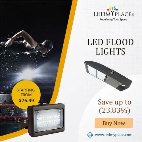Buy LED Flood Lights For Your Outdoor With 5 Years Warranty