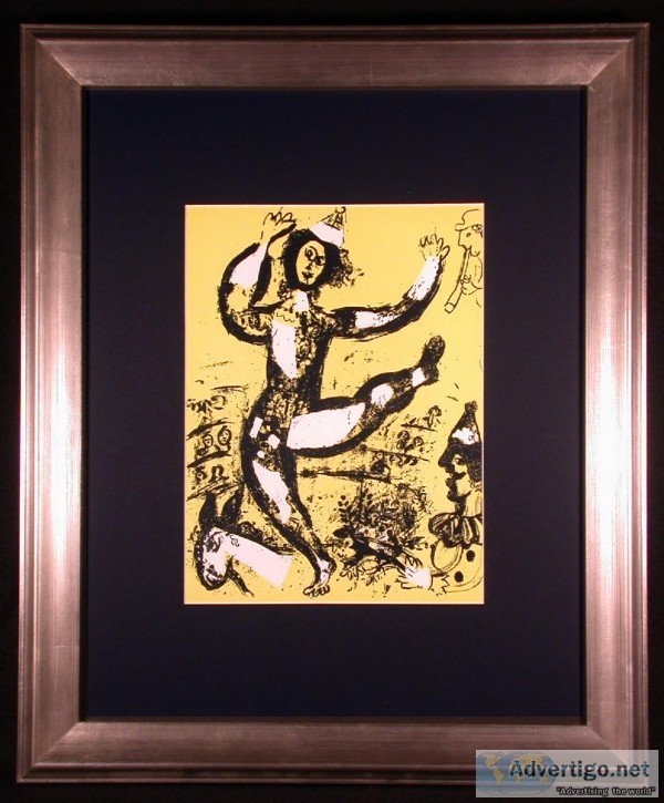 The Circus (in Yellow) Original 1960 Color  Lithograph by Marc C
