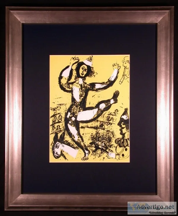 The Circus (in Yellow) Original 1960 Color  Lithograph by Marc C