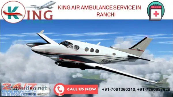 King air ambulance in silchar- full icu 