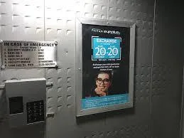 Creative elevator ads