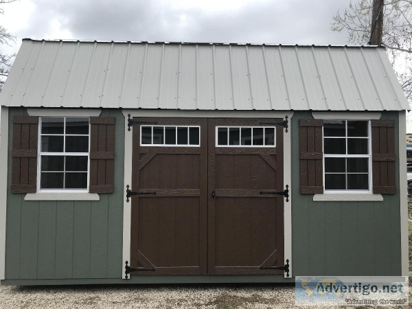 10X16 SIDE LOFTED BARN