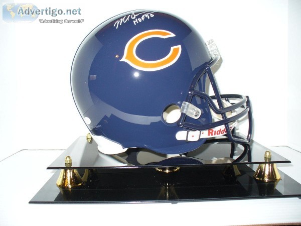 FULL SIZE MIKE SINGLETARY SIGNED NFL HELMET