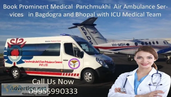 Emergency air ambulance service in bagdo