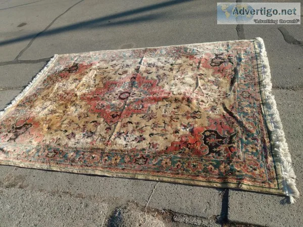 Antique hard to find 1950s or earlier Persian home rug