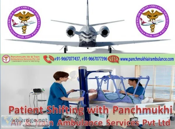 Panchmukhi air ambulance service in sili