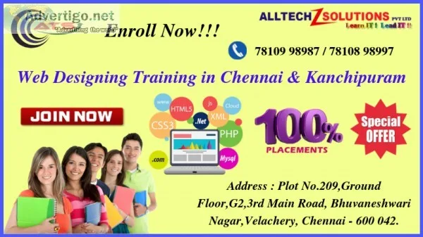 Best Web Designing and Development Training Institute in Chennai