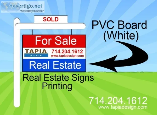 Real Esate Signs printing Specials