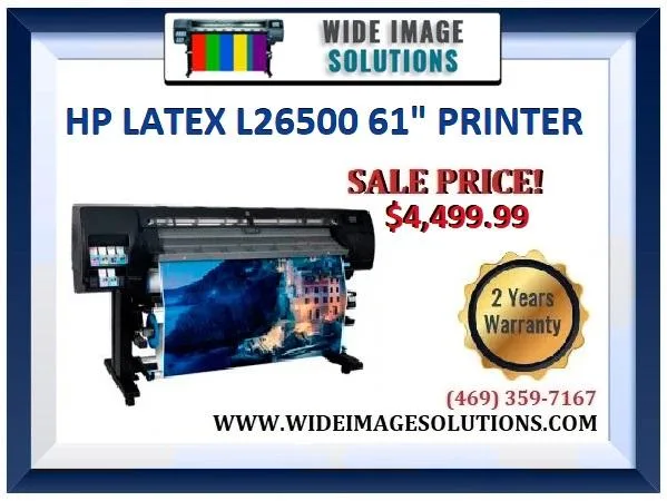 HP Latex L26500 Printer 61&quot