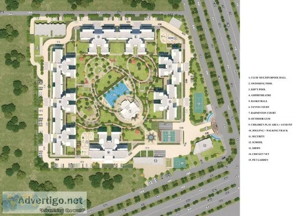 Ready to move 3 and 4 BHK apartments in Sector 92