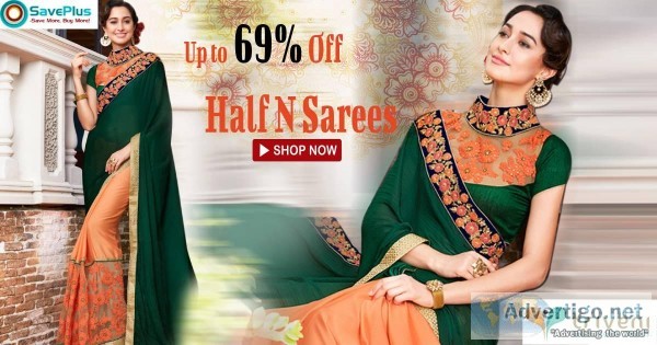 Up to 69% Off Half N Sarees