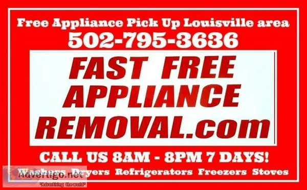 Fast Free Appliance Removal