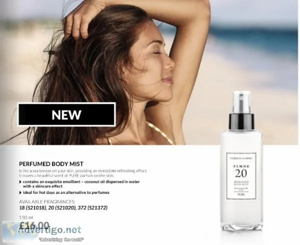 Fragrance body mist