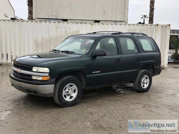 2002 CHEVROLET TAHOE SUV 43015202