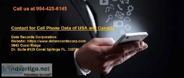 Consumer and Business Cell Phone Data of US and Canada