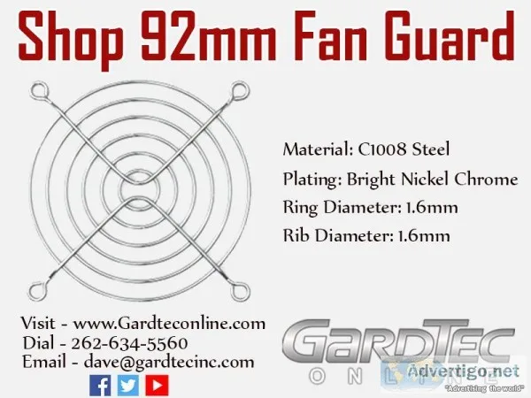 Shop 92mm Fan Guard At Gardteconline