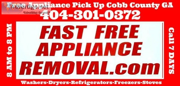 Fast Free Appliance Removal