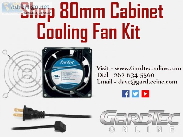 Shop 80mm Cabinet Cooling Fan Kit At Gardteconline