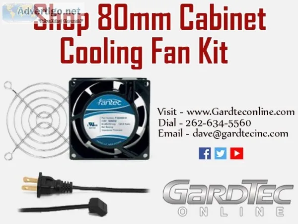 Shop 80mm Cabinet Cooling Fan Kit At Gardteconline