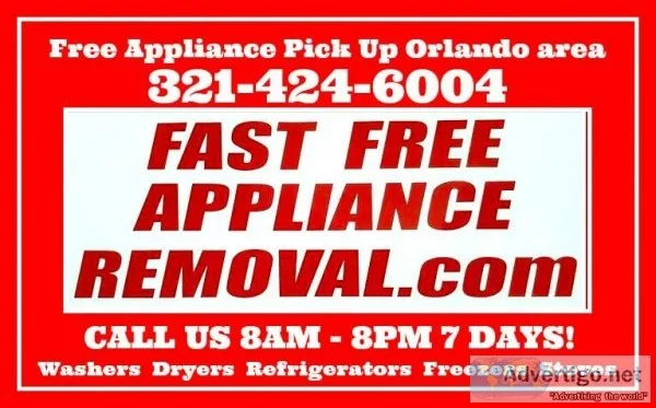 Fast Free Appliance Removal
