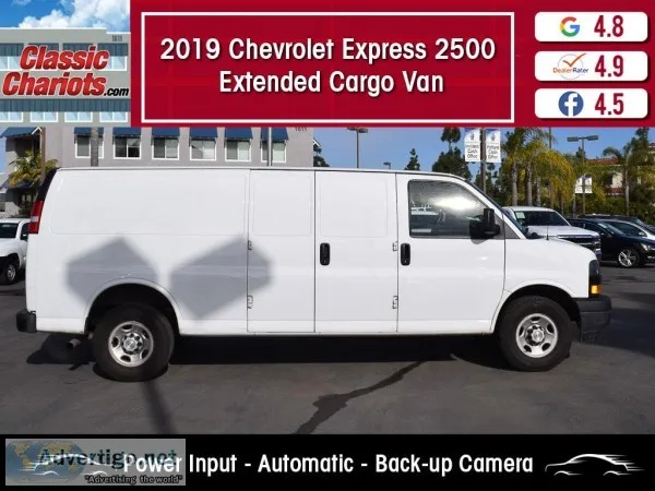 Used 2019 Chevrolet Express 2500 Extended Cargo Van for Sale in 