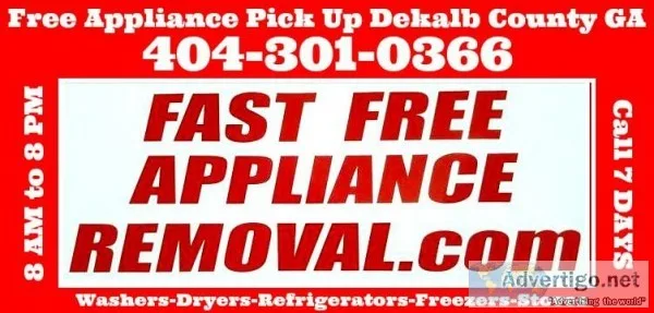 Fast Free Appliance Removal
