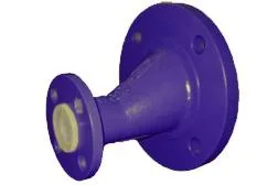 MS  SS 304  SS 316 PTFE  FEP  PFA LINED ECCENTRIC REDUCER
