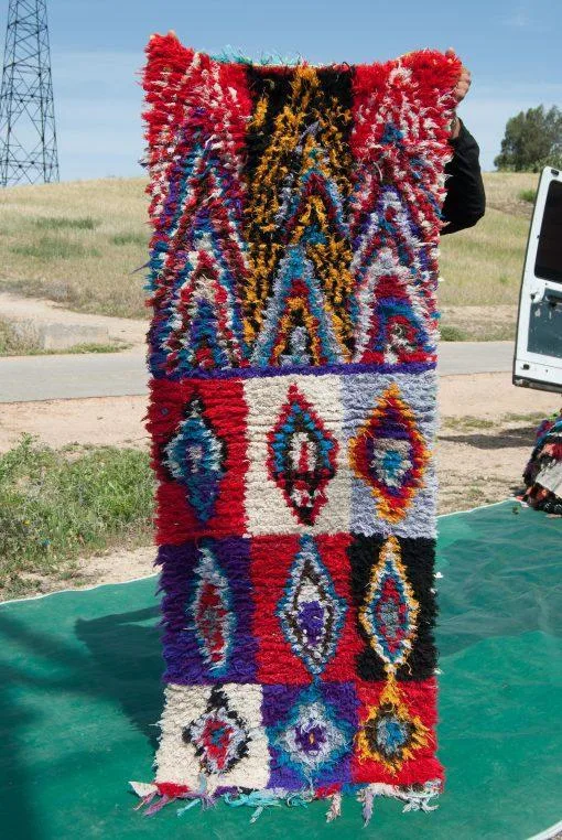 Find Beautiful and hand made Abstract Rug In Morocco At WeBerber