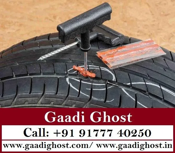 Tyre puncture repair at Home in Madhapur Kondapur