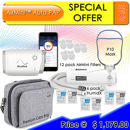 ResMed AirMini AutoSet P10 Promo Package