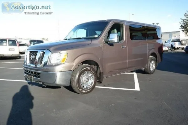 2014 NISSAN NV PASSENGER 3500HDAUTOMATICBAC KUP CAMERANAVIGATION