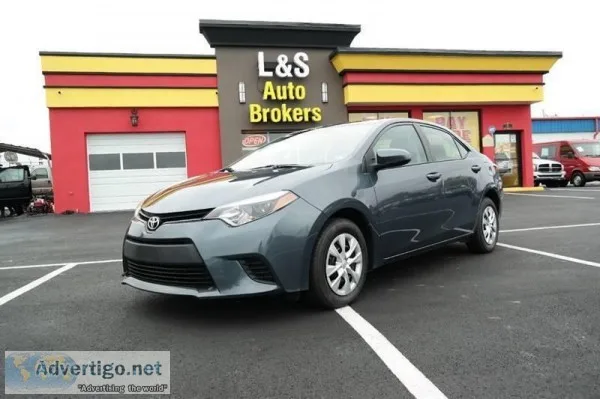 2016 TOYOTA COROLLA LAUTOMATIC4DOOR4C YLFINANCING AVAILABLE