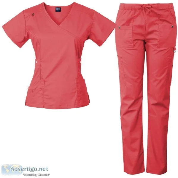 Male and female nurse srcubs