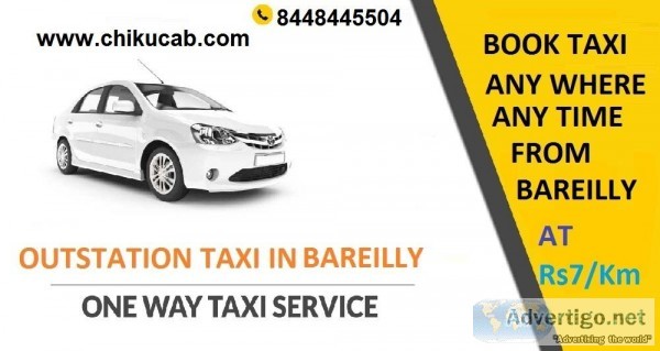 Book taxi service in Bareilly at Lowest Fare