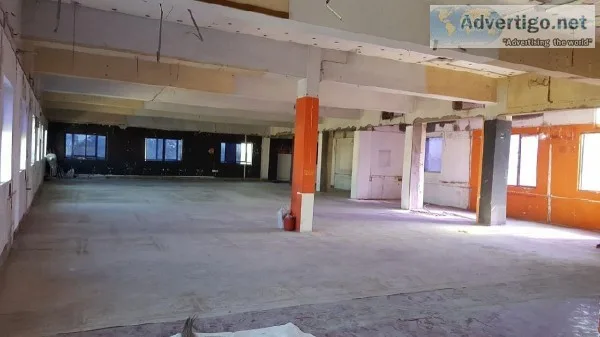 Unfurnished space for rent-Suits for Office Bank
