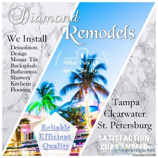 Construction and Remodeling Company  Tampa FL  Tile  Backsplash 