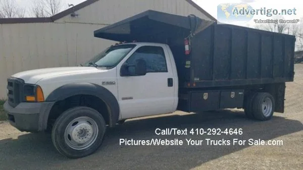 2005 Ford F-550 2WD Diesel Dump Truck