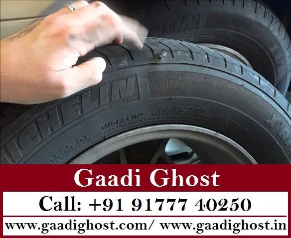 Bike Car puncture repair at Home in Konadapur Hitech city