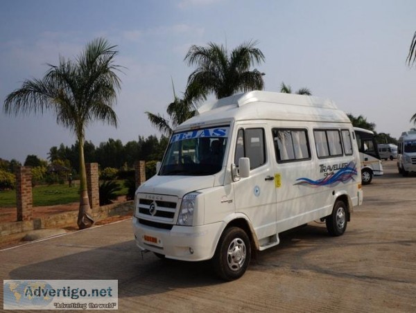 12 seater tempo traveller hirerent in Bangalore