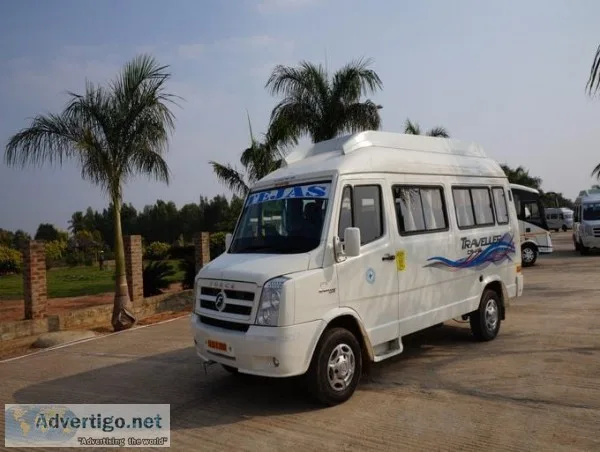 12 seater tempo traveller hirerent in Bangalore