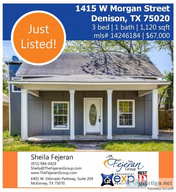 Home for Sale in Denison TX