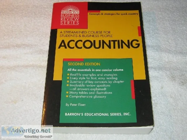 A Streamlined Course For Students and Business People-ACCOUNTING