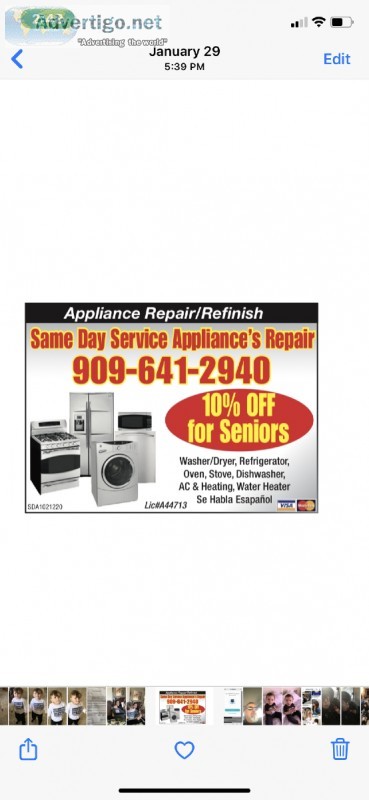 APPLIANCE REPAIR
